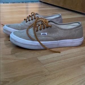 Washed Tan Vans